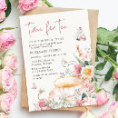 Search for teacup bridal shower invitations Floral