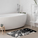 Search for cow bath mats Black and white
