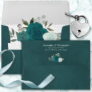 Search for teal envelopes Printed return address