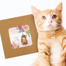 Search for orange cat stickers Floral