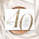 Search for faux gold glitter invitations Elegant