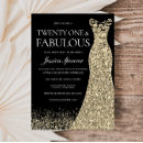 Search for golden 21st birthday invitations Party