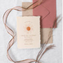 Search for orange wedding invitations Bohemian