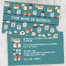 Search for sushi business cards Catering