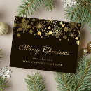 Search for elegant black business christmas cards Customer appreciation