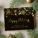 Search for elegant black business christmas cards Customer appreciation