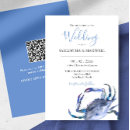 Search for crab wedding invitations Modern