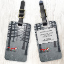 Search for fox luggage tags Nature