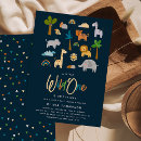 Search for wild jungle baby shower invitations Modern