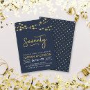 Search for blue 70th birthday invitations Blue and gold