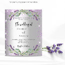 Search for lilac and silver wedding invitations Violet