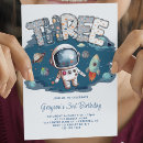 Search for off 3rd birthday invitations Astronaut