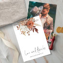 Search for floral wedding thank you cards Love and thanks