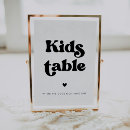 Search for kid wedding signs Black and white