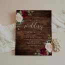Search for rustic wedding advice cards Burgundy