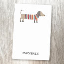 Search for dachshund personal stationery Animal