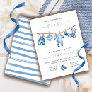 Search for denim baby shower invitations Teddy bear