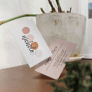 Search for makeup artist business cards Elegant modern script calligraphy