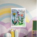 Search for happiness is a butterfly posters Flowers