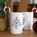 Search for secret santa mugs Typography