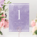 Search for lavender table cards Simple minimalist
