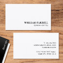 Search for executive business cards Black and white