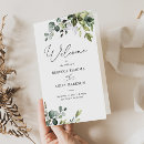 Search for dusty blue wedding programs Spring summer fall winter