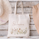 Search for wildflowers tote bags Modern