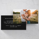 Search for script font business cards Handwritten