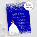 Search for royal blue dress invitations Princess