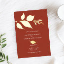 Search for luxurious fall autumn wedding wedding invitations Minimalist
