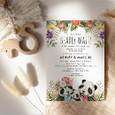 Search for panda baby shower invitations Modern