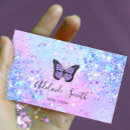 Search for lavender business cards Aesthetician