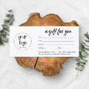 Search for business gift certificates Chic