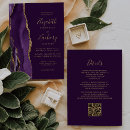 Search for plum purple invitations Modern