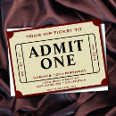 Search for theatre birthday invitations Admit one