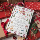 Search for elves christmas invitations Watercolor