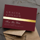 Search for red gold save the dates Engagement