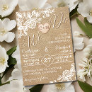 Search for burlap and lace wedding invitations Country