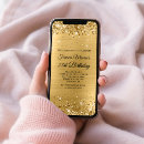 Search for foil 21st birthday invitations Sparkly