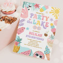 Search for summer lake invitations Pool party