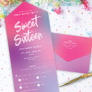 Search for fun sweet 16 invitations Trendy