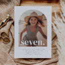 Search for seven birthday invitations Groovy