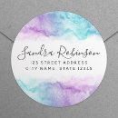 Search for watercolour return address labels Feminine