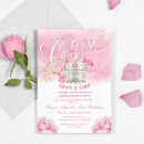 Search for once upon a time birthday invitations Princess party