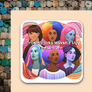 Search for diverse stickers International women's day