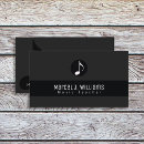 Search for music promotion business cards Modern