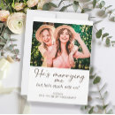 Search for will you marry me invitations He's marrying me