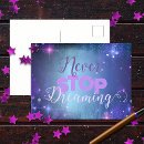 Search for stop postcards Never stop dreaming