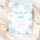 Search for blue and silver baby shower invitations Baby its cold outside